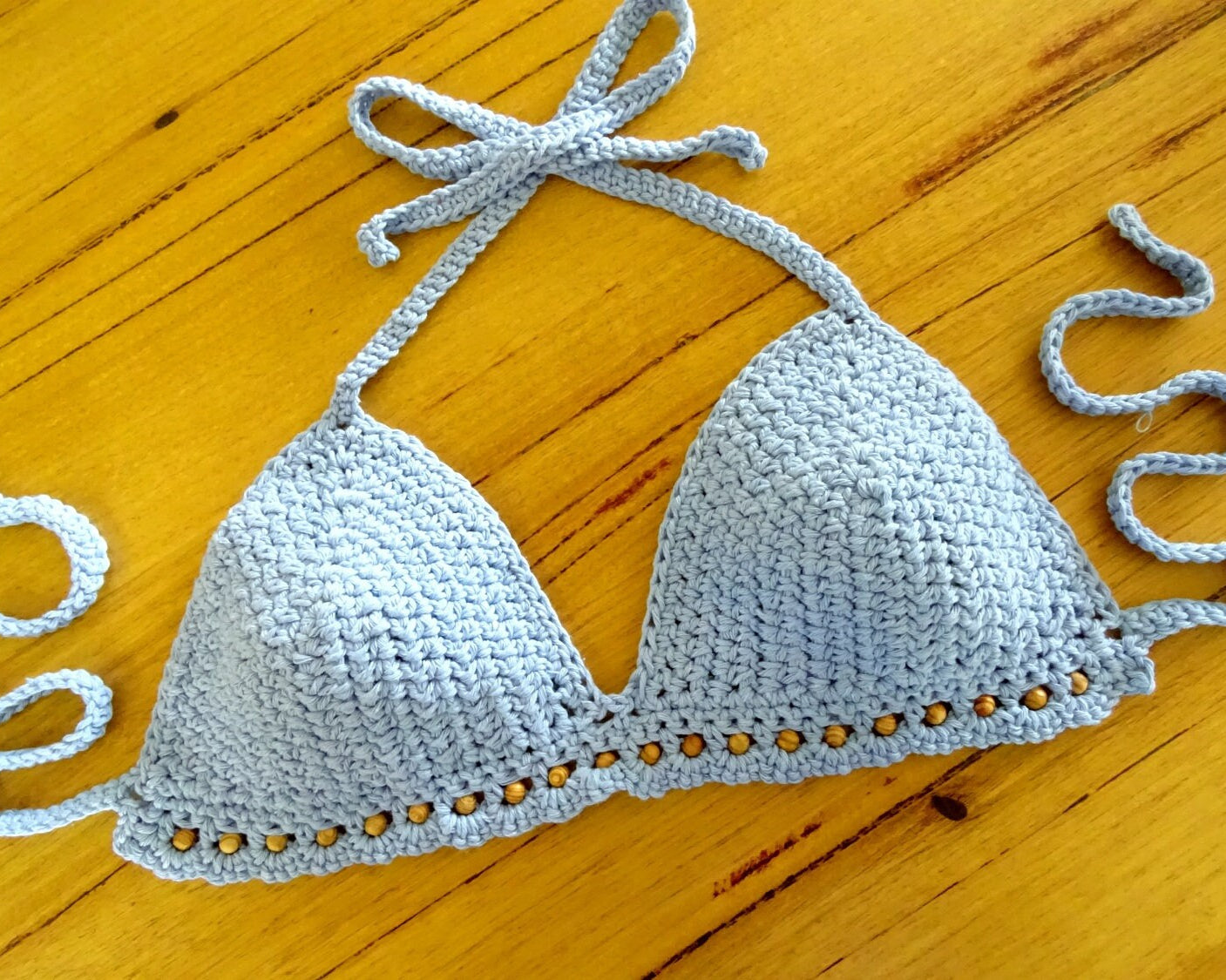 Crochet Bikini Pattern Download | Crocheted Festival Bra Halter Crop Top PDF Pattern | Boho Bohemian Beach Style Clothing Top 0127