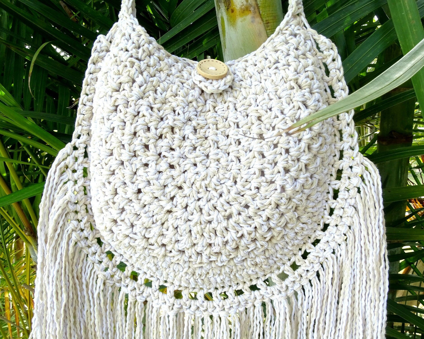 Crochet Bag Pattern | Crocheted DIY Shoulder Crossbody Tassel Bag Purse PDF Patterns Download | Cross Body Shoulder Bag Tutorial 0140