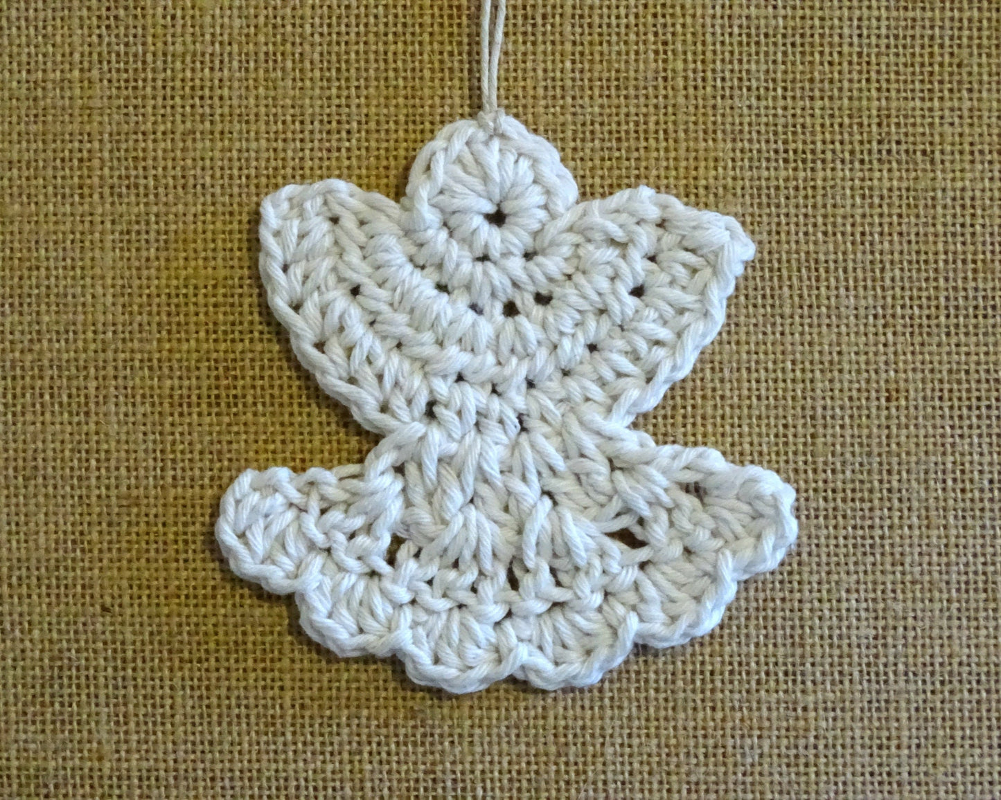 Crochet Christmas Ornaments Pattern: Boho Star, Angel, Snowflake (PDF) 0170