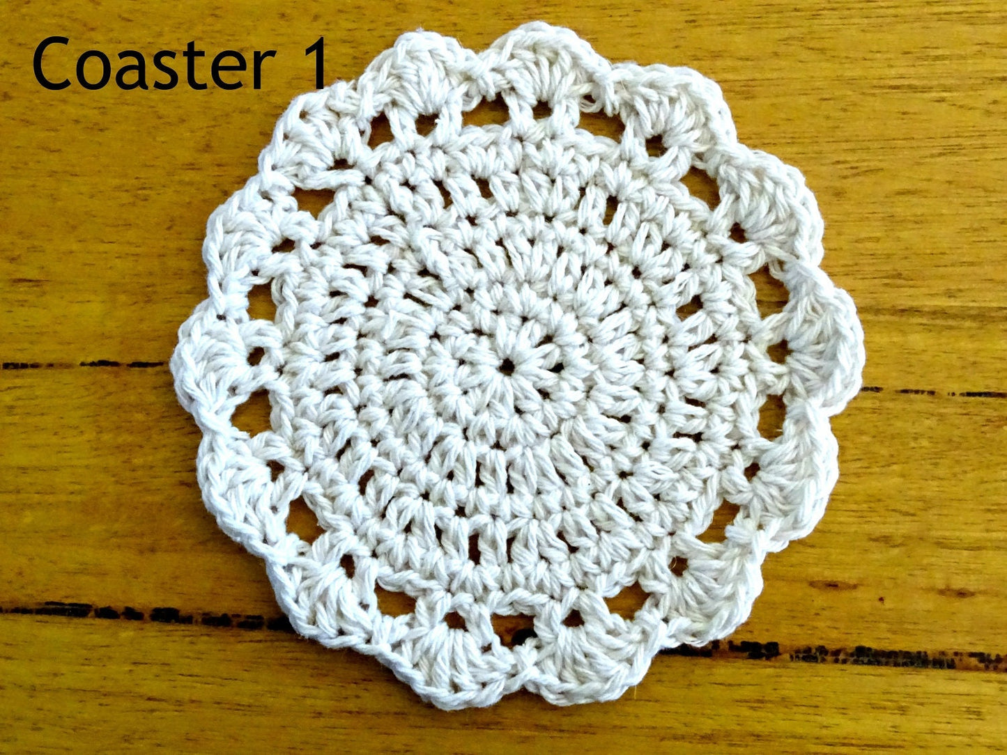 3 x PDF Crochet Coaster Patterns | DIY Crocheted Coaster Set Mug Rug Tutorial | Table Decor House Warming Gifts Crochet Project 0132