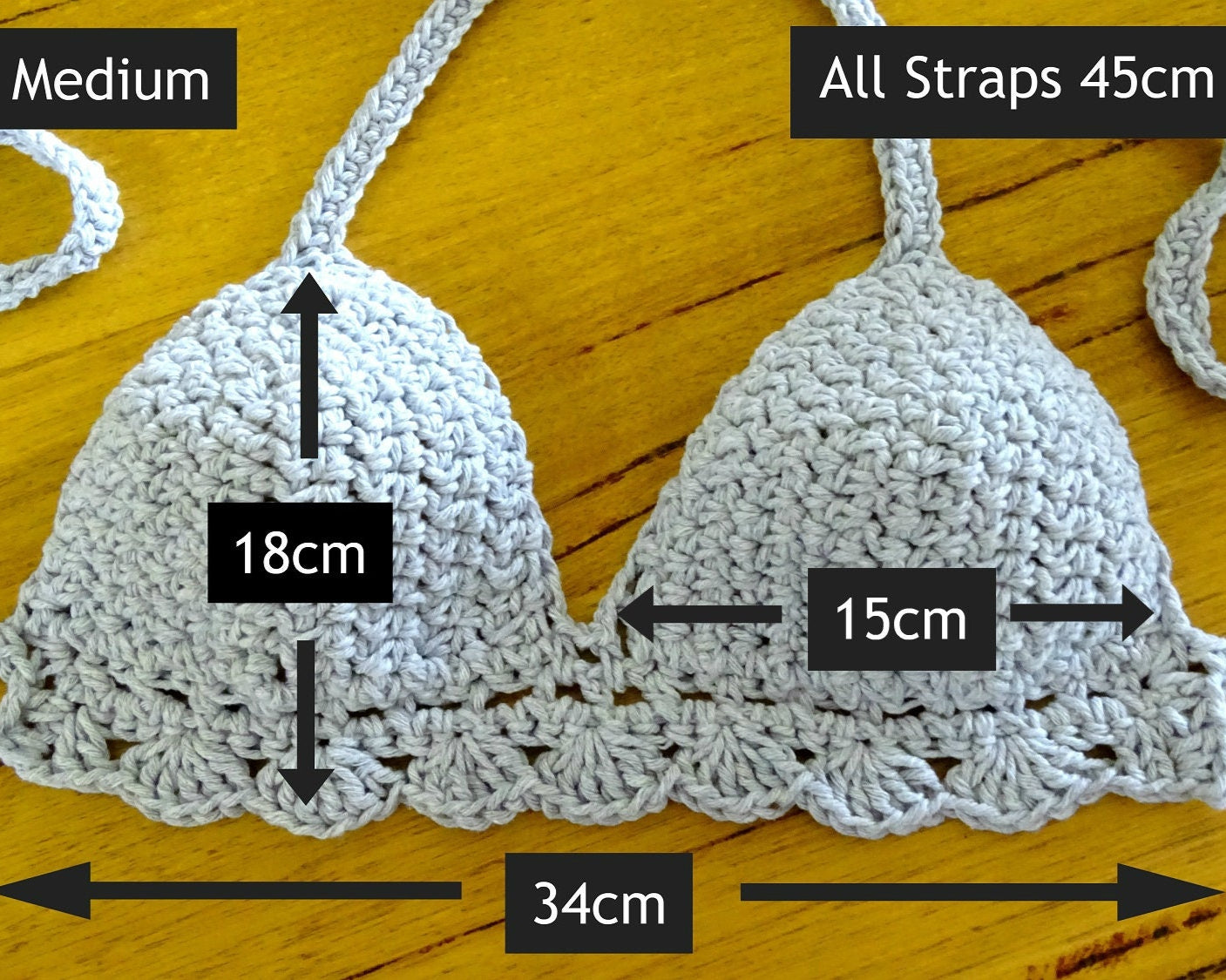 Crochet Bikini Pattern Download | Crocheted Festival Bra Halter Neck Crop Top PDF Pattern | Boho Bohemian Beach Style Clothing Top 0107