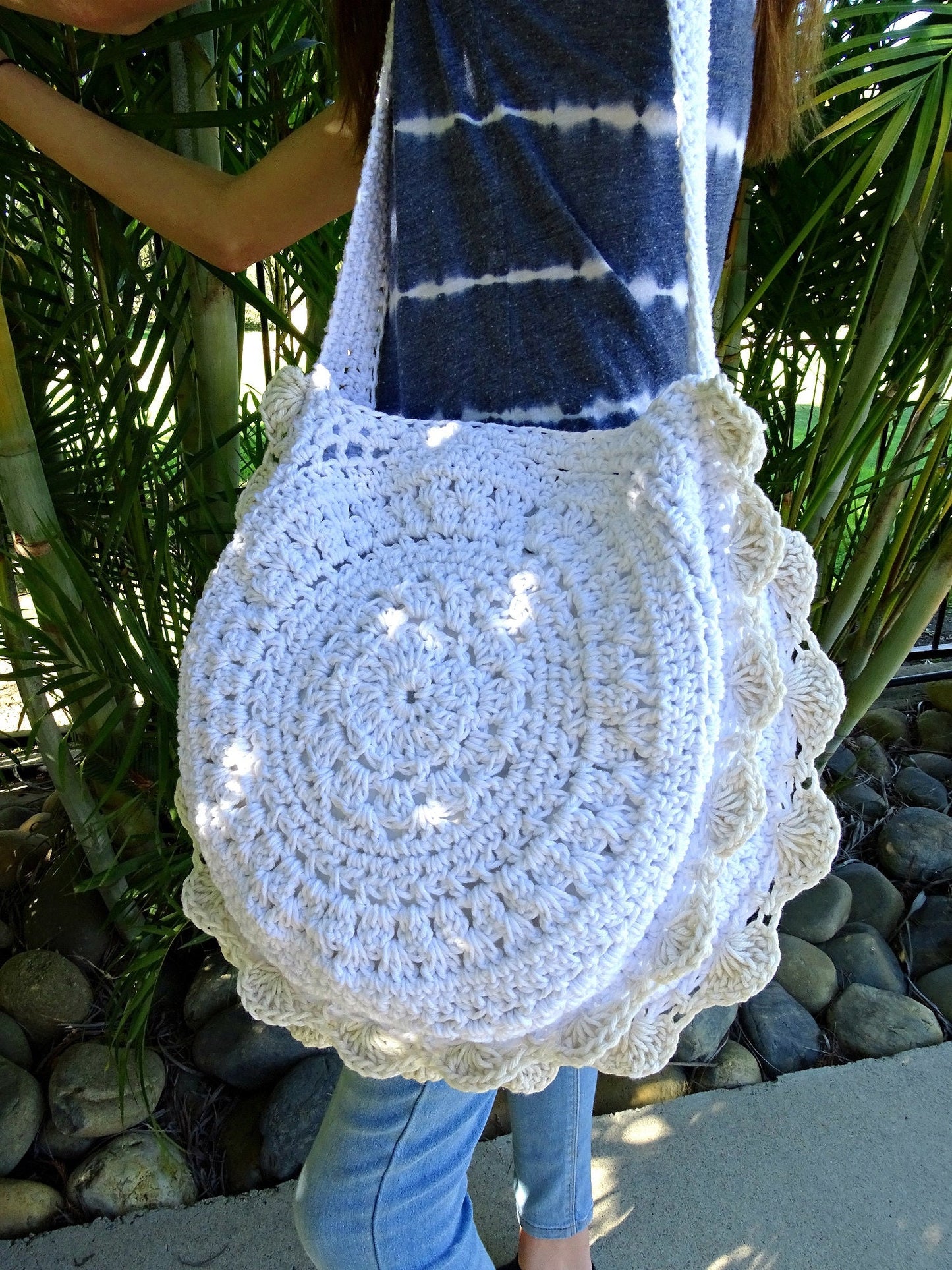 Crochet Bag Pattern | Crocheted DIY Bag Pattern Tutorial | PDF Crochet Download | Crochet Bag Making | Boho Shoulder Bag | Accessories 0136