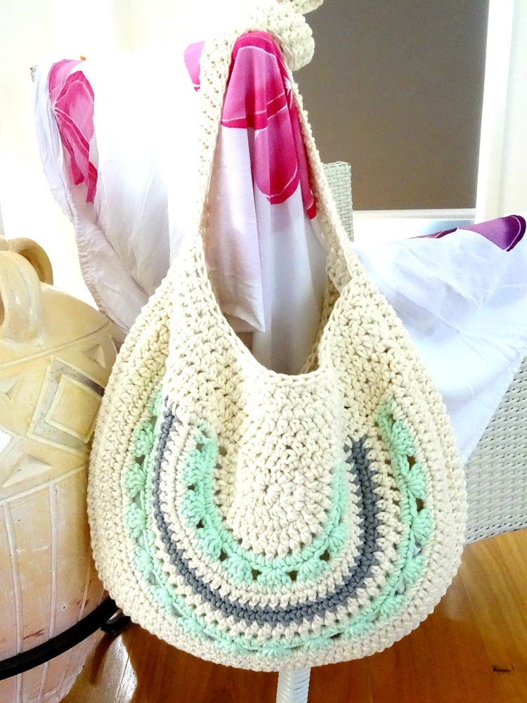 Crochet Bag Pattern | DIY Bag Pattern Tutorial | PDF Crocheted Download | Crochet Bag Making | Boho Shoulder Bag | Accessories 0104