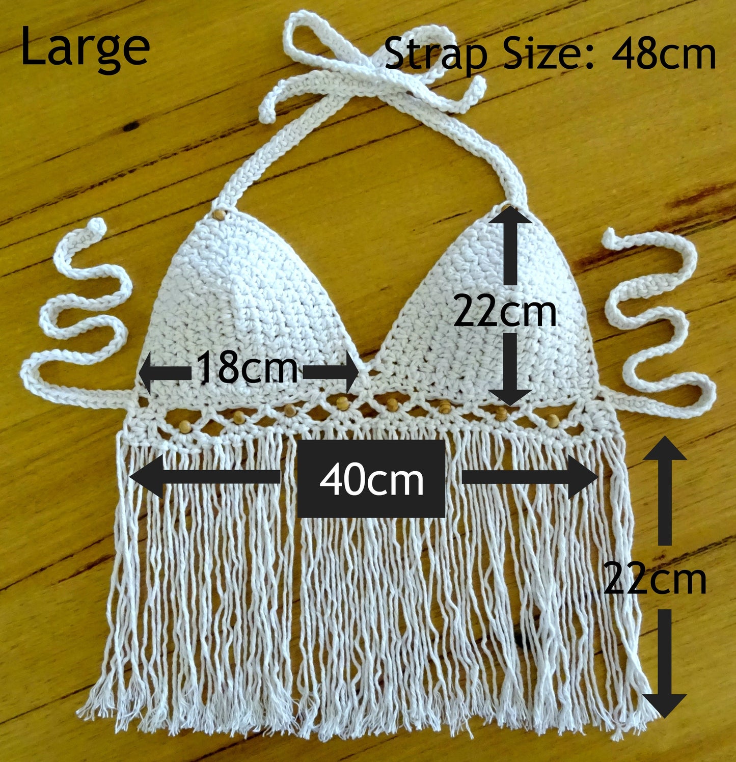 Crochet Boho Top Pattern Download | Crocheted Tassel Bikini Halter Crop Top PDF Pattern | Beaded Bohemian Clothing Festival Top 0114