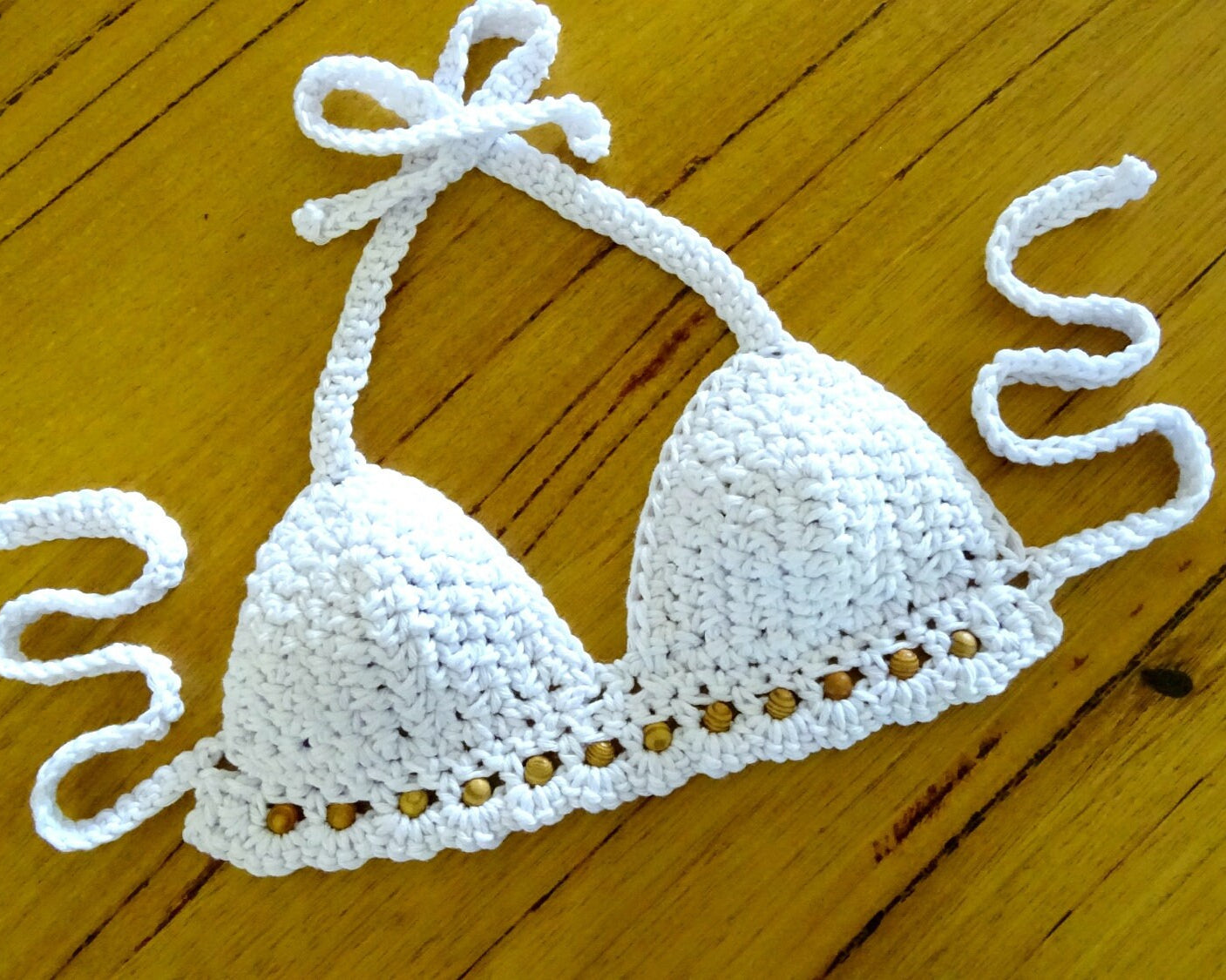 Crochet Bikini Pattern Download | Crocheted Festival Bra Halter Crop Top PDF Pattern | Boho Bohemian Beach Style Clothing Top 0127