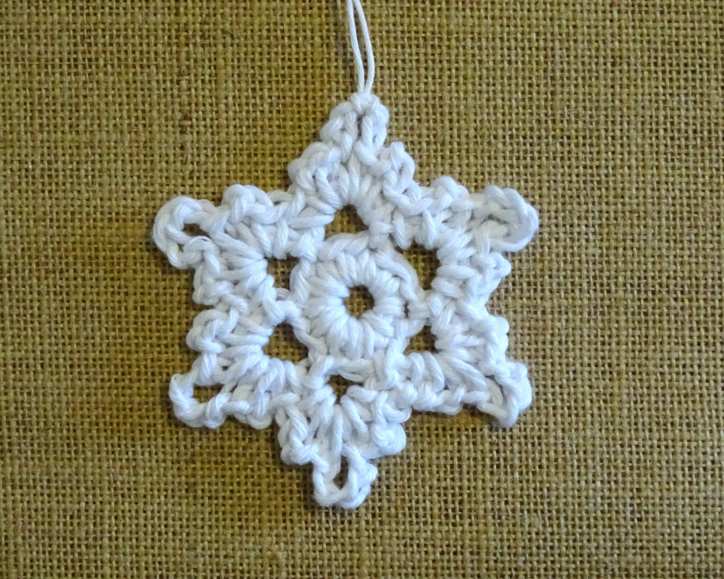 Crochet Christmas Ornaments Pattern: Boho Star, Angel, Snowflake (PDF) 0170
