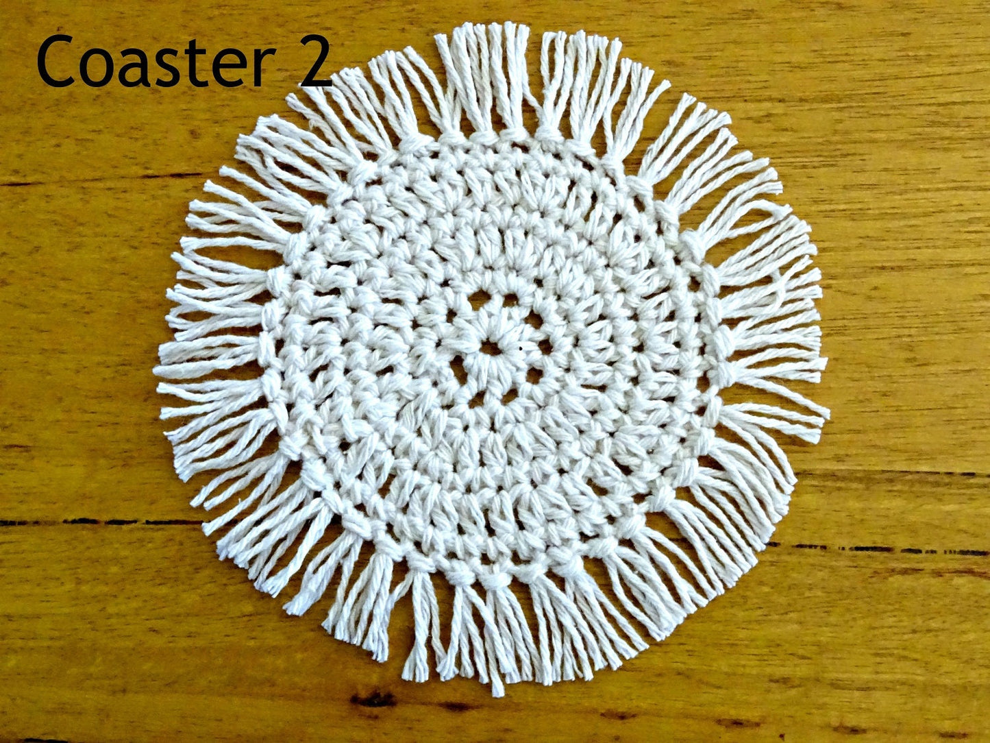 3 x PDF Crochet Coaster Patterns | DIY Crocheted Coaster Set Mug Rug Tutorial | Table Decor House Warming Gifts Crochet Project 0132