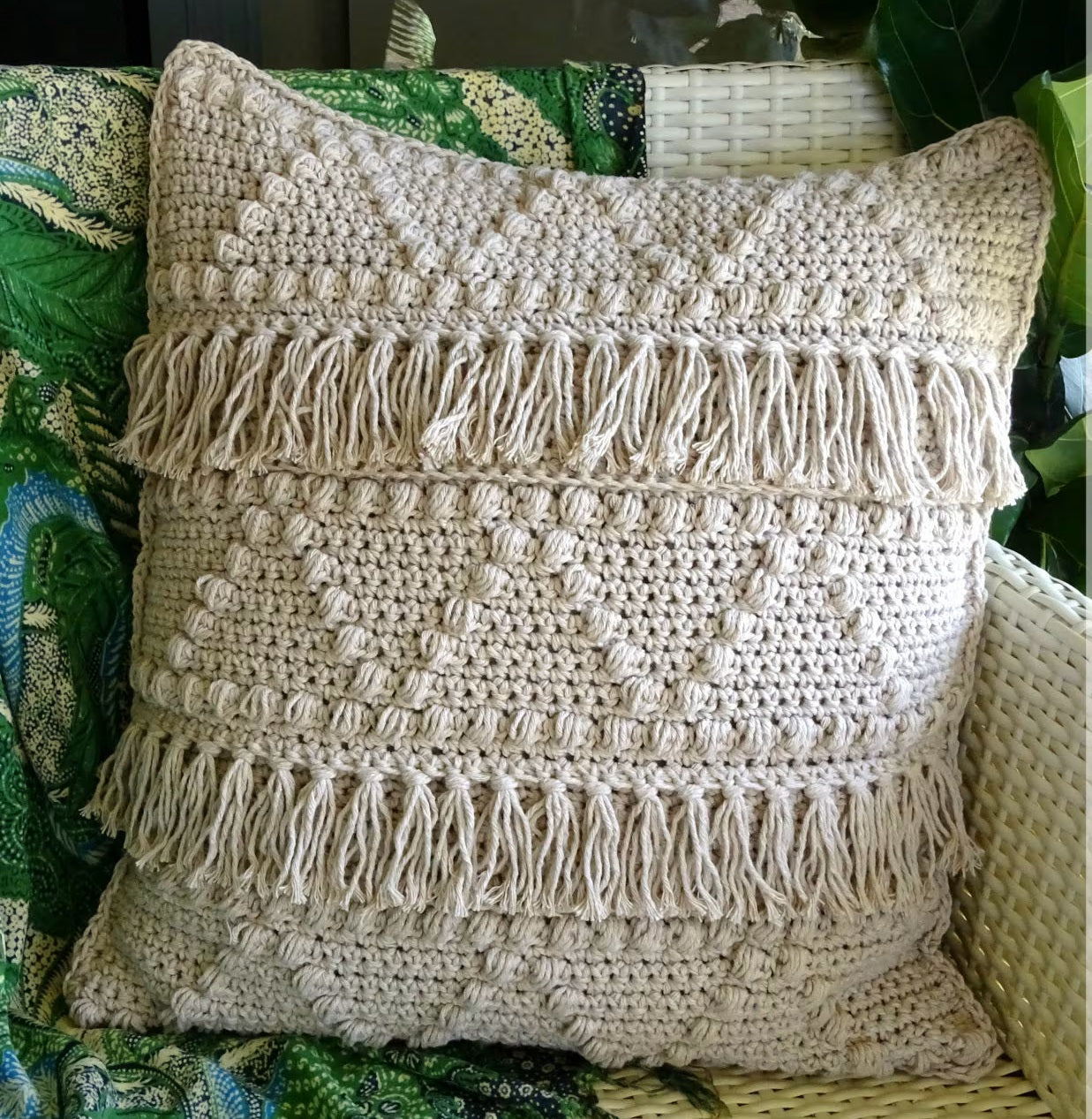 Crochet Cushion Covers