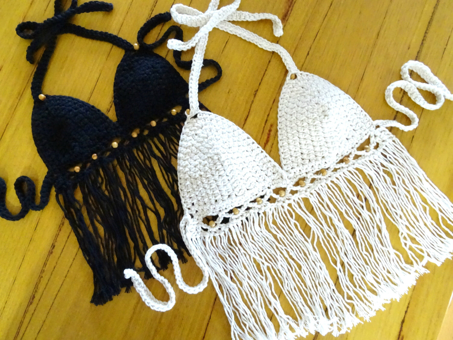 Crochet Boho Bikini Tops and Festival Wear