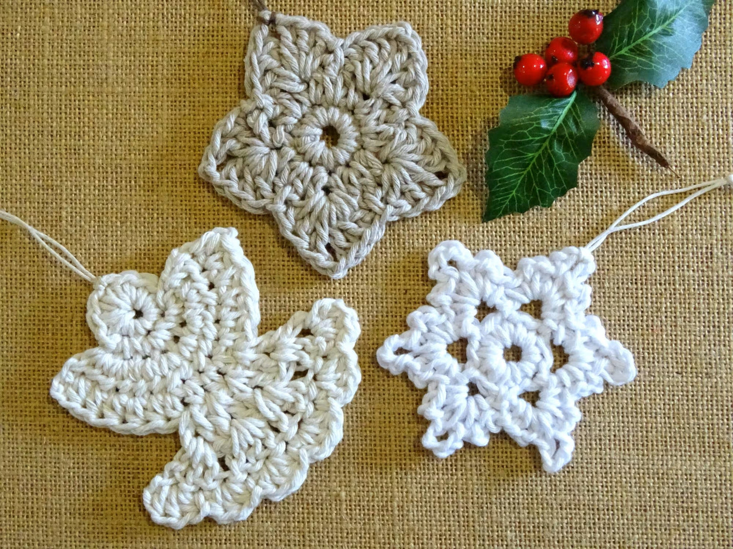 Crochet Christmas Baubles and Decorations