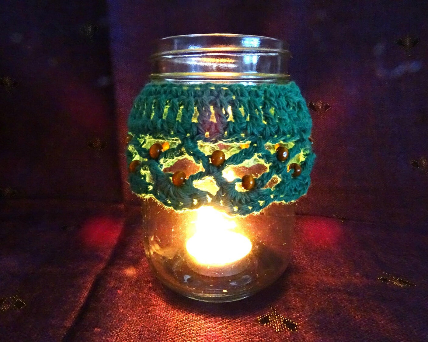 3 x PDF Crochet Candle Cozy Cozies Patterns For Mason Jars | Crocheted Home Decor House Warming Gift | DIY Boho Wedding Candles | 0133