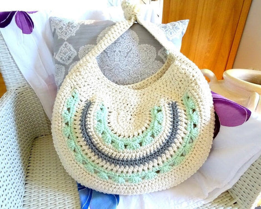 Crochet Bag Pattern | DIY Bag Pattern Tutorial | PDF Crocheted Download | Crochet Bag Making | Boho Shoulder Bag | Accessories 0104
